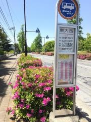 「東大西」バス停留所