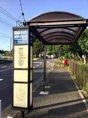 「星槎中学高校前」バス停留所