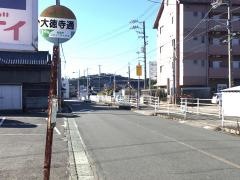 「大徳寺通」バス停留所