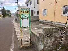 「大野山下」バス停留所