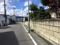「庭坂駅前」バス停留所
