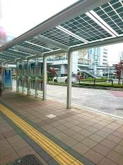 「川越駅西口」バス停留所