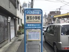 「新玉小学校」バス停留所