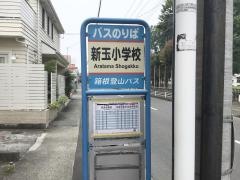 「新玉小学校」バス停留所