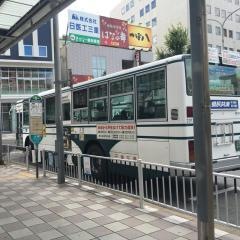 「津駅前」バス停留所