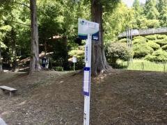 「舞鶴自然文化園」バス停留所