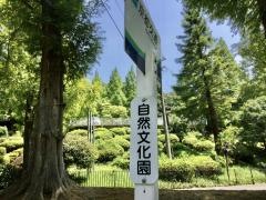「舞鶴自然文化園」バス停留所
