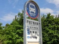 「戸宮交差点前」バス停留所
