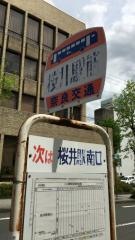 「桜井駅筋」バス停留所