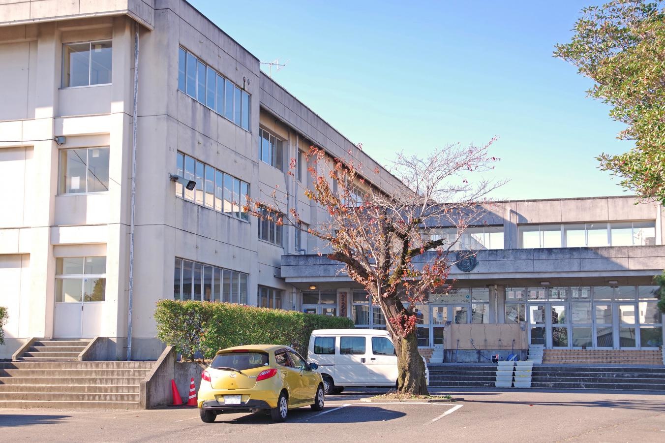 北側から見えました校舎