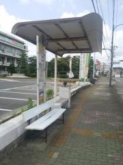「美祢市役所前」バス停留所
