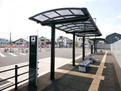 「笠幡駅」バス停留所