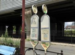 「関越学園通り」バス停留所