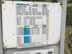 「狭戸飛石」バス停留所