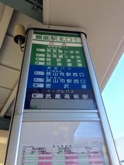 「飯能駅北口」バス停留所