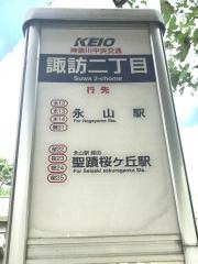 「諏訪二丁目」バス停留所