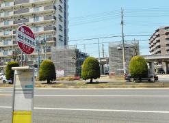 「城北中学校前」バス停留所