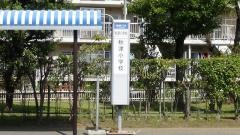 「秋津小学校」バス停留所