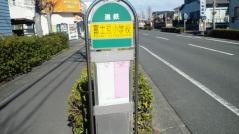 「富士見小学校」バス停留所