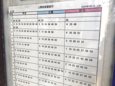 ユキサキナビ 都営バス 千駄木二丁目 バス停留所 文京区千駄木