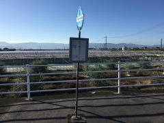 「不知火中学校前」バス停留所