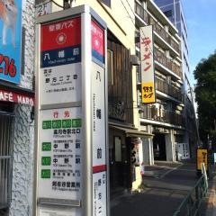 「八幡前(中野区)」バス停留所