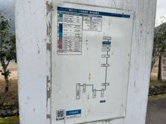 「交流施設前」バス停留所