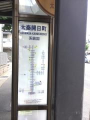 「太秦開日町」バス停留所