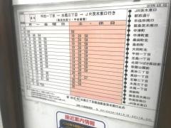「中津町」バス停留所