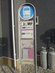 「上野」バス停留所