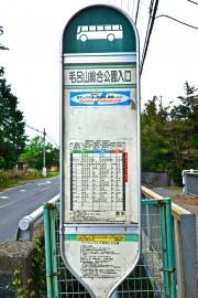 「毛呂山総合公園入口」バス停留所