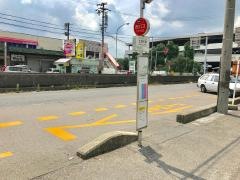 「北部市場」バス停留所
