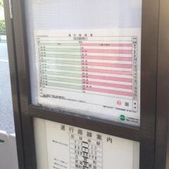 「石神井高校前」バス停留所