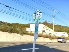 「三本辻」バス停留所