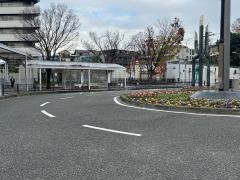 「柴原駅」バス停留所