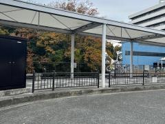 「柴原駅」バス停留所