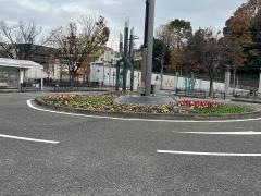 「柴原駅」バス停留所