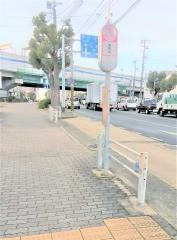 「天井川」バス停留所