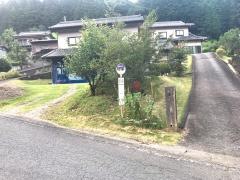 「栃原下」バス停留所