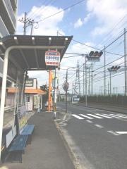 「木津中学校前」バス停留所