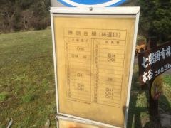 「林道口」バス停留所