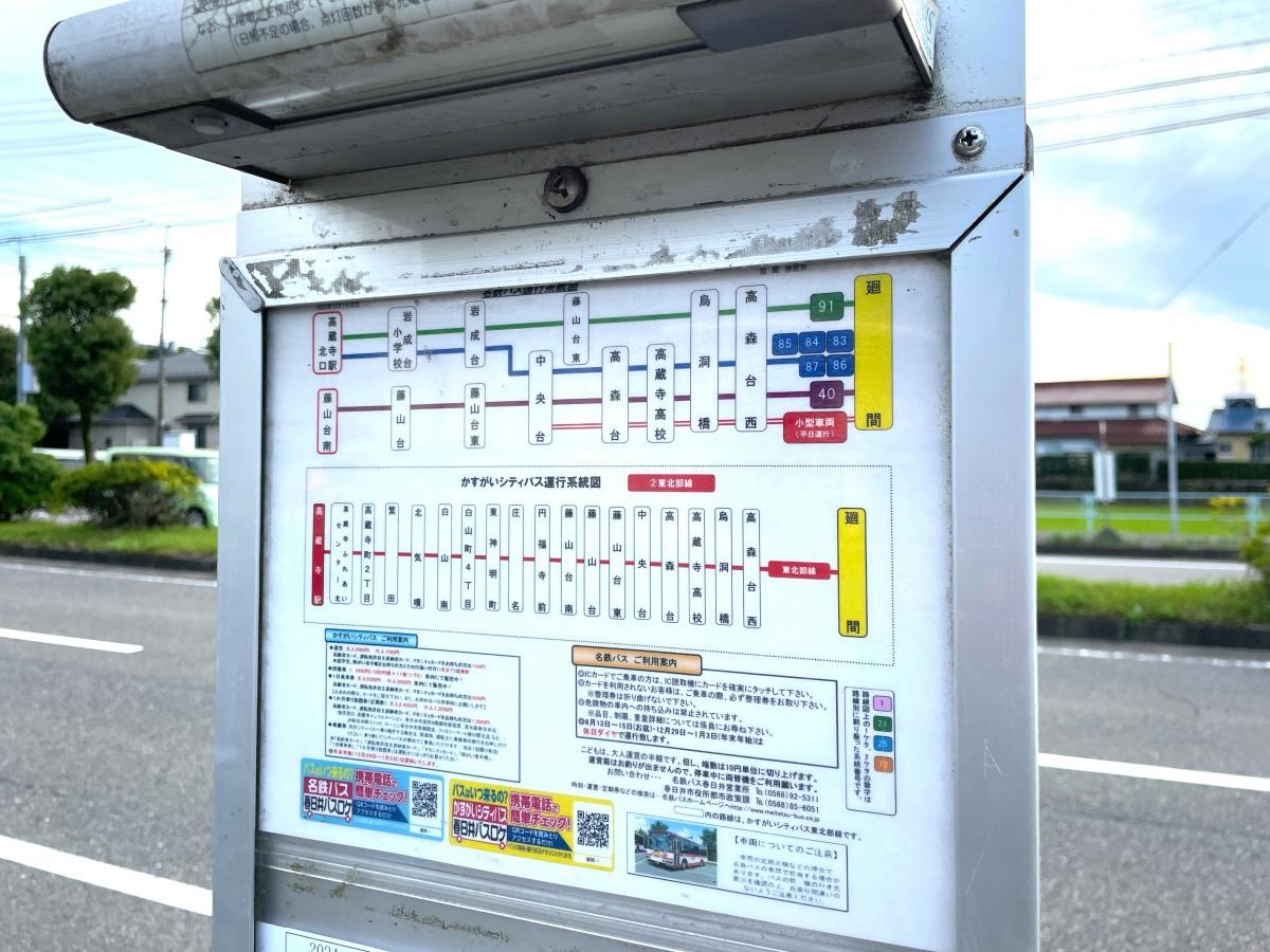 運行系統図。