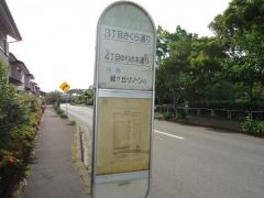 「三丁目さくら通り」バス停留所