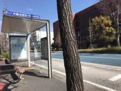 「労働会館前」バス停留所