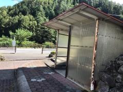 「安曇支所前」バス停留所