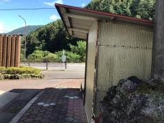 「安曇支所前」バス停留所