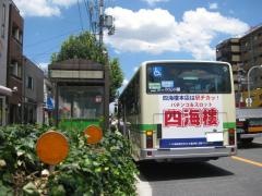 「中央中学校前」バス停留所