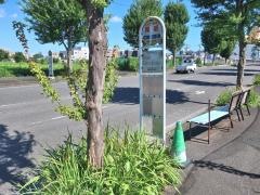 「青砥(西側)」バス停留所