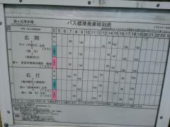 「緑ケ丘浄水場前」バス停留所