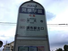 「晃華学園」バス停留所